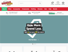 Tablet Screenshot of hargrovescycles.co.uk